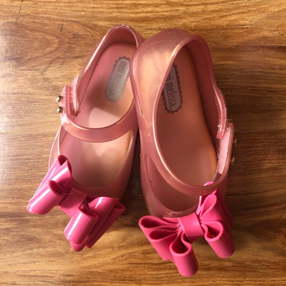 Mini Melissa toddler girl flats